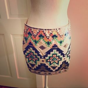 Sequined Skirt - Express- NWT